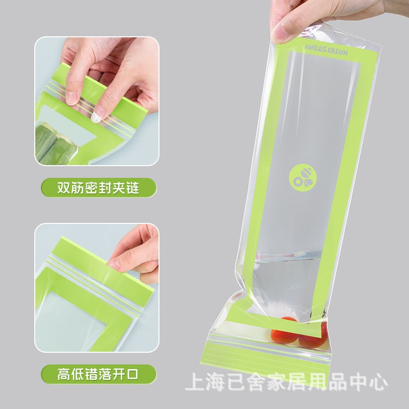 Household Thickeneded Fresh-Keeping Sealed Bag Food-Grade Dense Bag Kitchen Refrigerator Refrigerated And Frozen Packaging Sterilization Storage Bag - Image 4